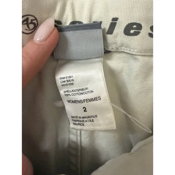 NEW The North Face A5 Series Women's Beige Canvas Outdoor Pants Size US 2 [jb] - Picture 6 of 7